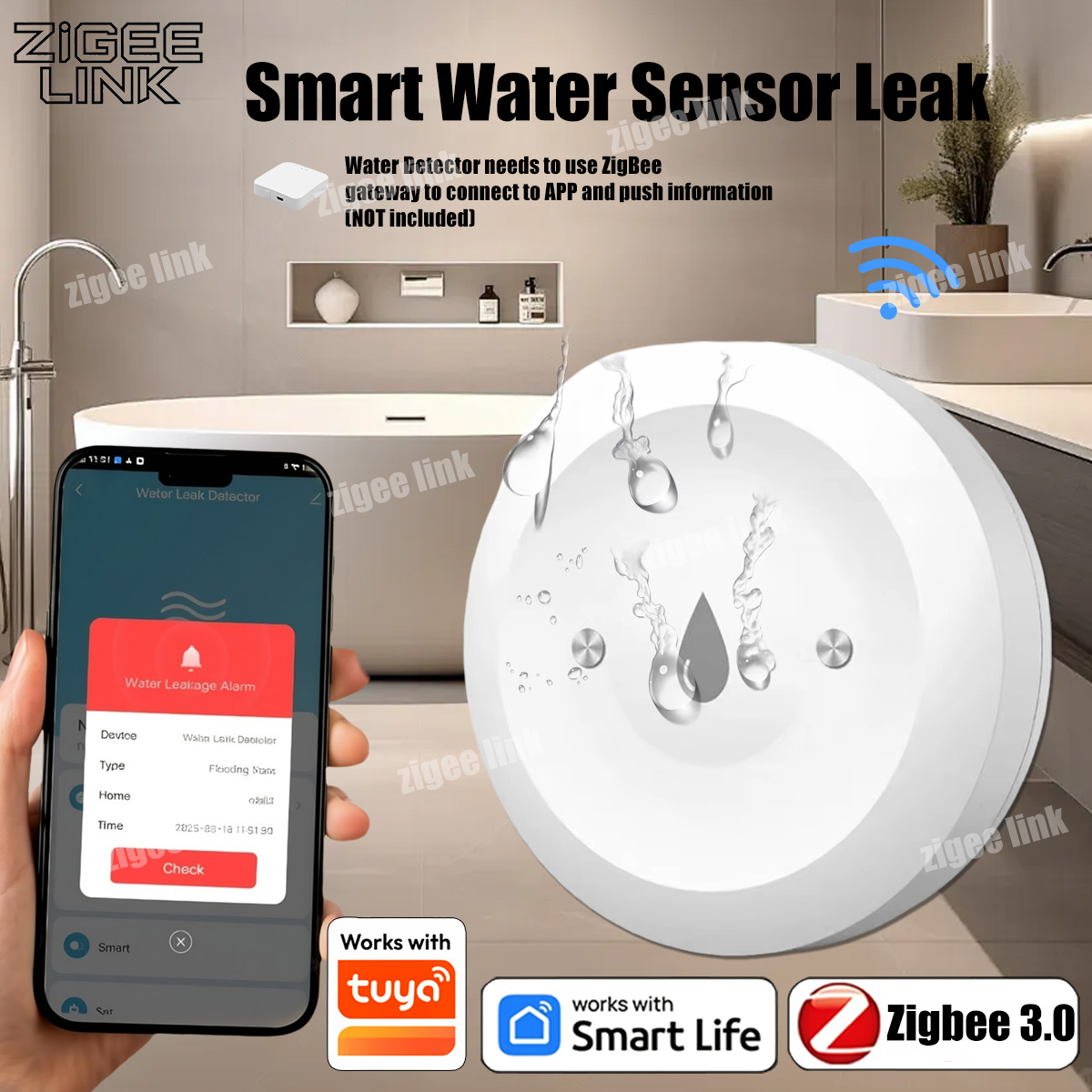 Kitchen Appliances Video - Sensor Kebocoran Air Pintar untuk Tuya