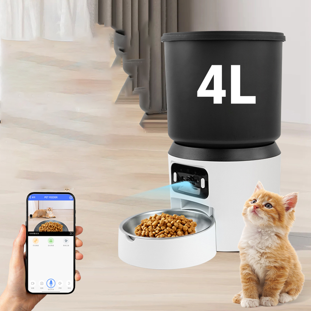 Kitchen Appliances Video - Pengumpan hewan peliharaan otomatis 4L dengan