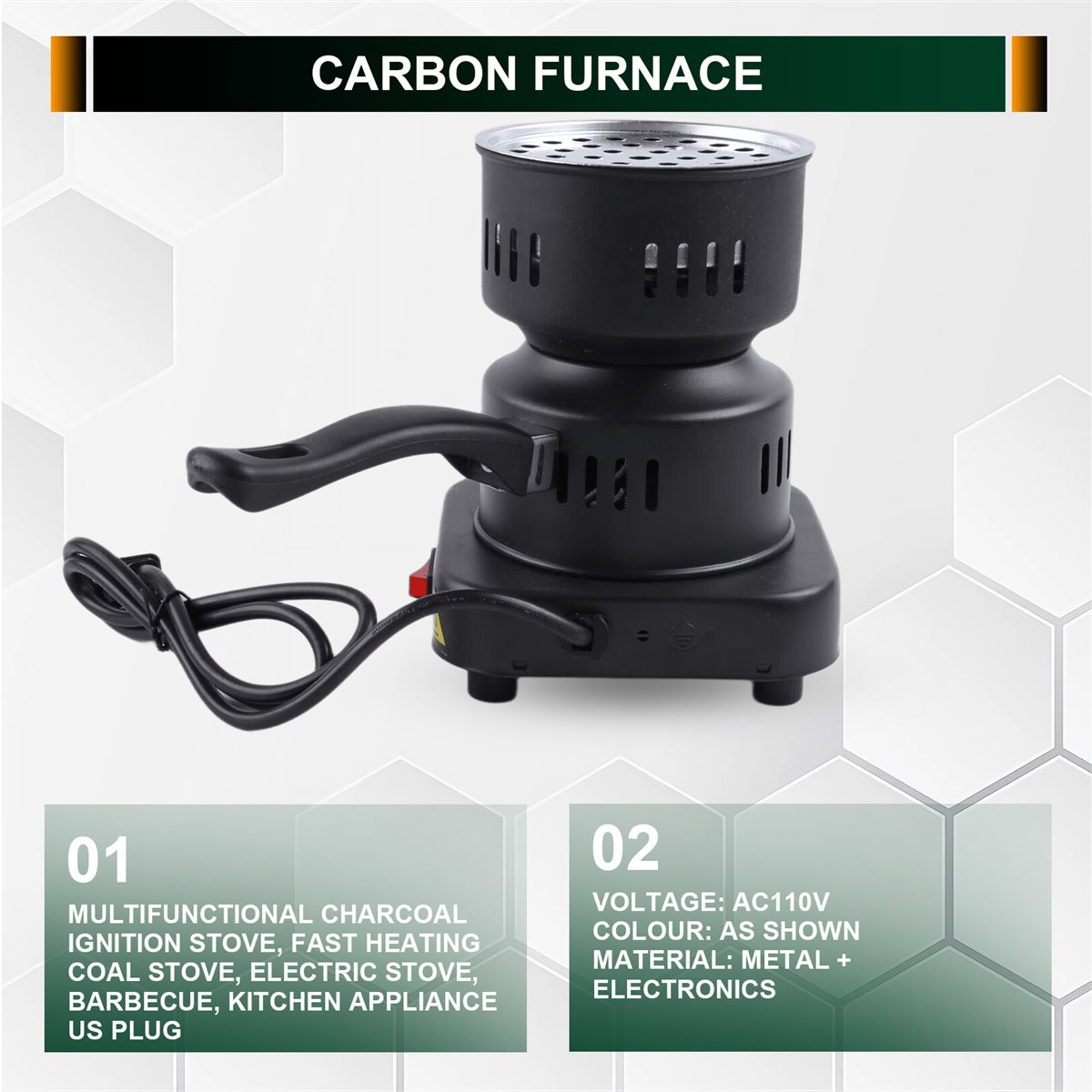 Kitchen Appliances Electric Stove - Kompor Pemantik Arang Multifungsi M10K, Kompor