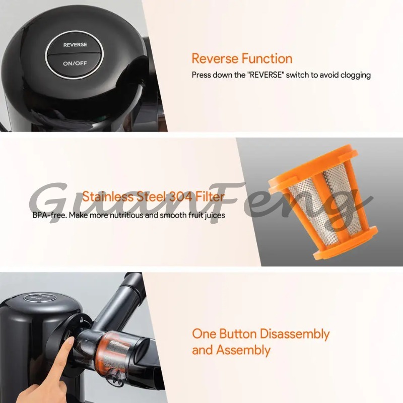 Juicer Elektrik Cold Press Slo - Juicer Cold Press Slow ulasan dan harga