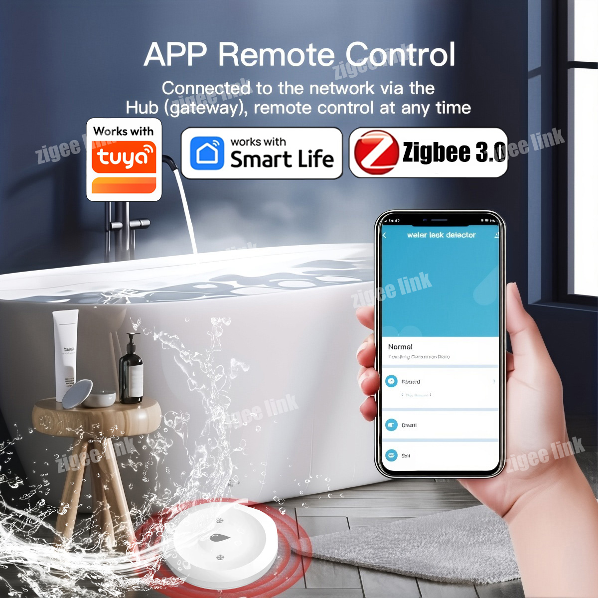 Sensor Kebocoran Air Pintar un - Kitchen Appliances Video ulasan dan harga