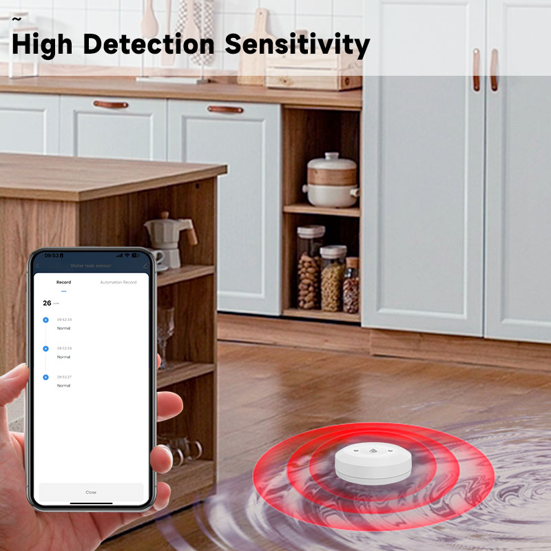 Tuya ZigBee Sensor Kebocoran A - Kitchen Appliances Video ulasan dan harga