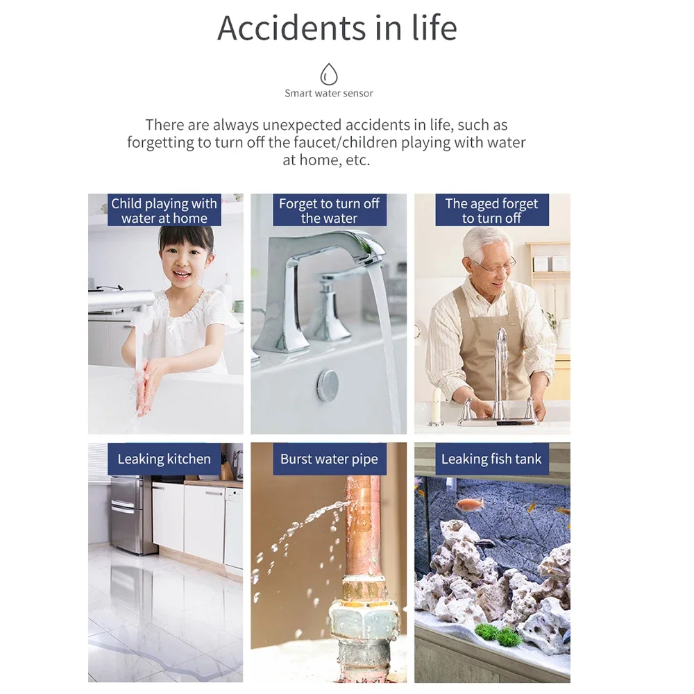 Zigbee Sensor Air Detektor Keb - Kitchen Appliances Video ulasan dan harga