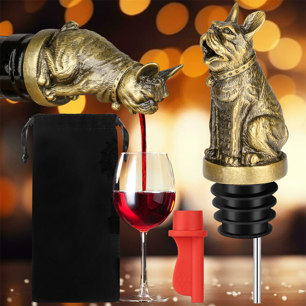 Botol anggur Bulldog Perancis  - Kitchen Appliances Garage ulasan dan harga