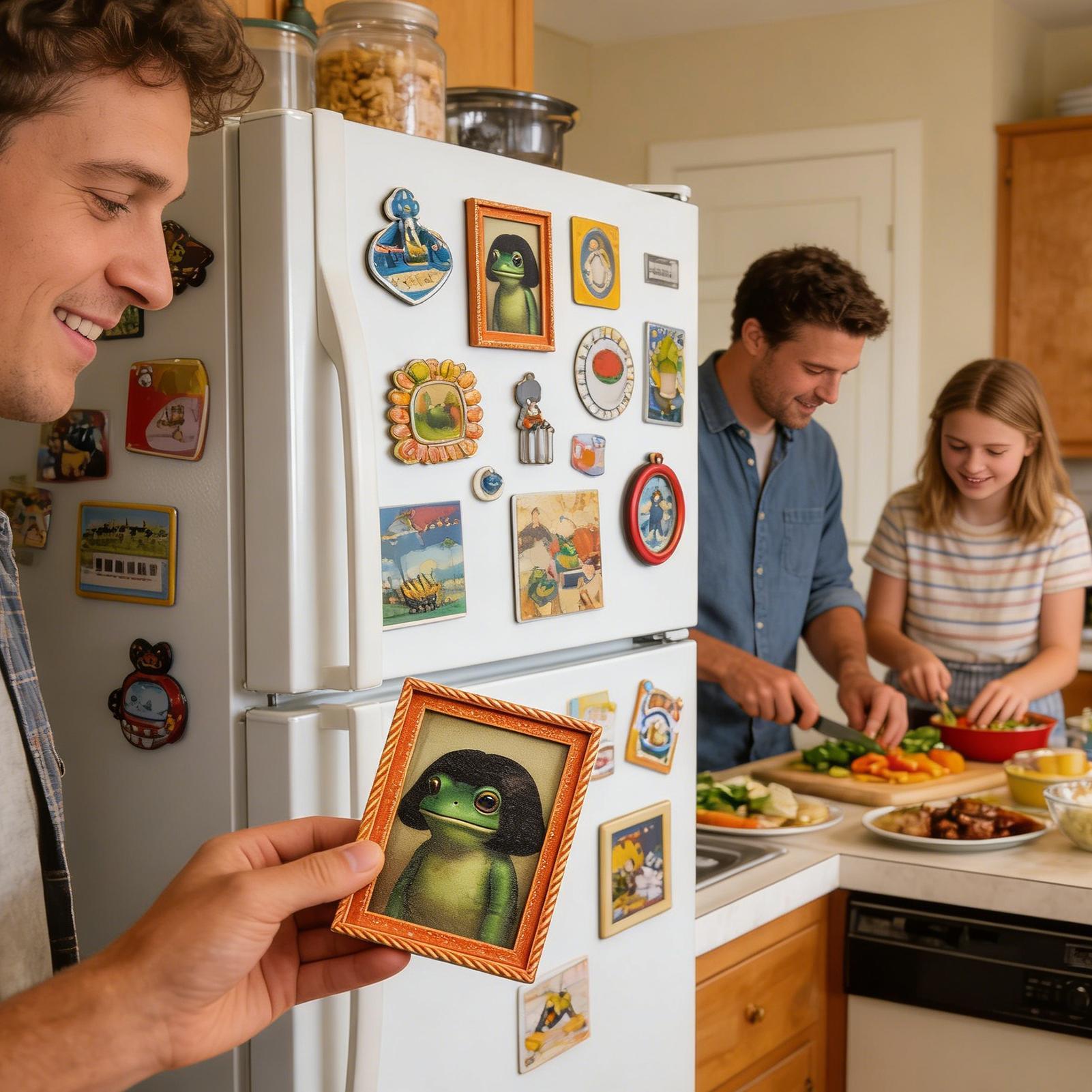 Magnet Katak Lucu Dekorasi Ret - Kitchen Appliances Photos ulasan dan harga